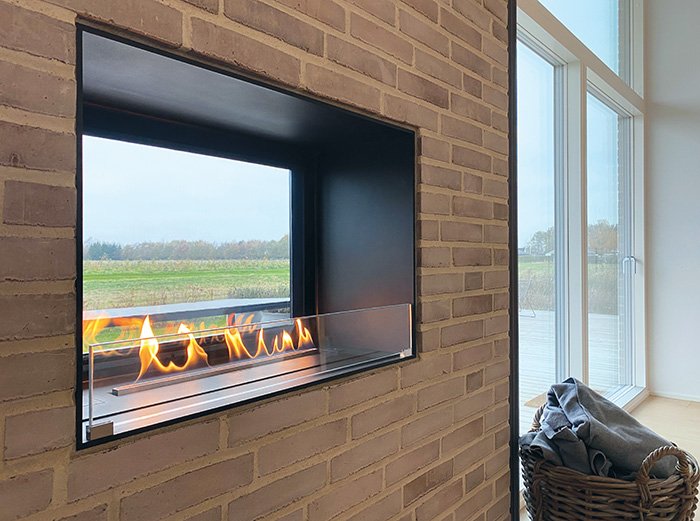 MONTREAL - CLEAR BIOETHANOL FIREPLACE