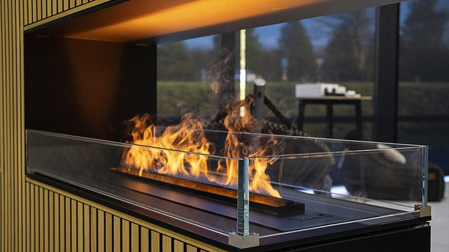 MONTREAL HYBRID MIST - ROOM DIVIDER FIREPLACE