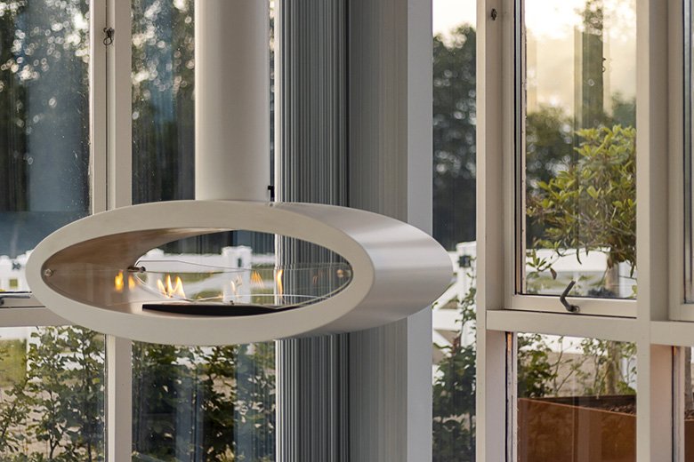 ELLIPSE CEILING - BIOETHANOL FIREPLACE