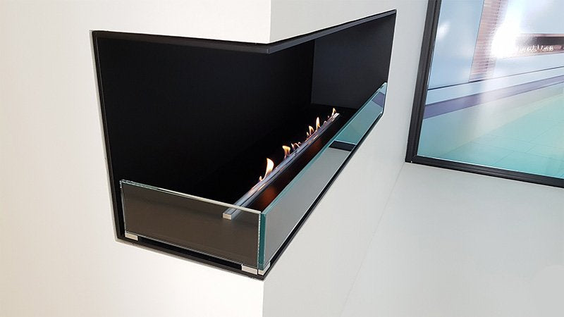 MONTREAL - CORNER BIOETHANOL FIREPLACE LEFT