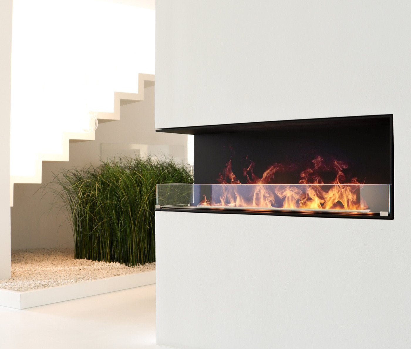 CORNER FIREPLACE - LEFTMontreal Hybrid Mist