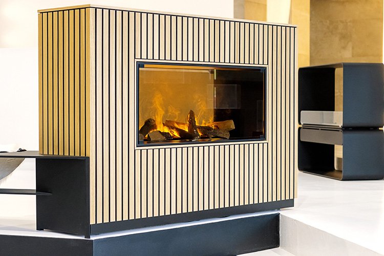 SEE-THROUGH - FIREPLACE INSERTS Montreal Hybrid Mist